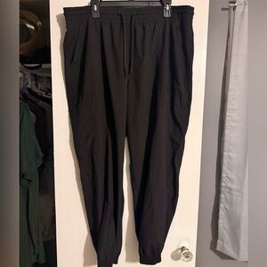 Women’s black joggers
